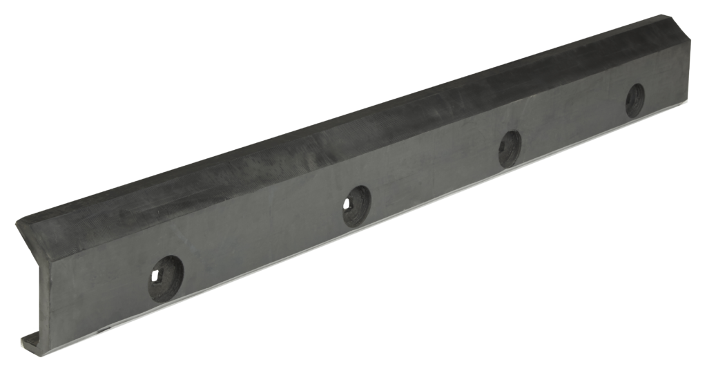 rubber coated tension rail
